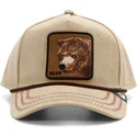 goorin-bros-curved-brim-bear-bareduck-canvas-the-farm-light-brown-snapback-cap