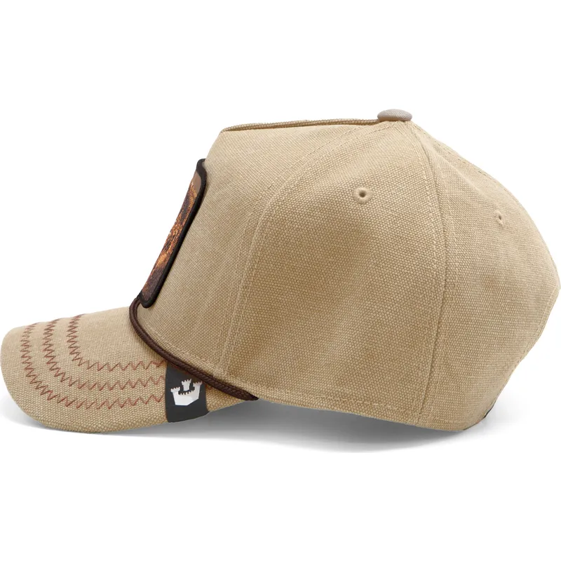 sapkak-ivelt-barna-snapback-bear-bare-duck-canvas-the-farm-goorin-bros