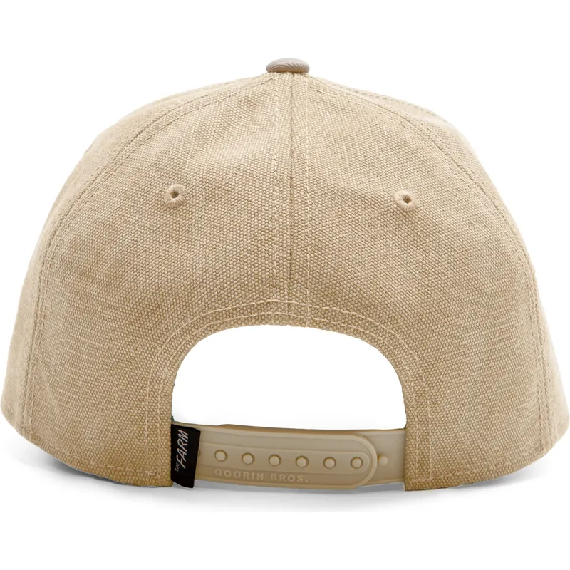 sapkak-ivelt-barna-snapback-bear-bare-duck-canvas-the-farm-goorin-bros