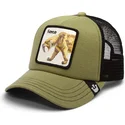 sapkak-ivelt-zold-snapback-gyereknek-sable-fierce-cat-teefs-extinct-the-farm-goorin-bros