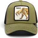 sapkak-ivelt-zold-snapback-gyereknek-sable-fierce-cat-teefs-extinct-the-farm-goorin-bros