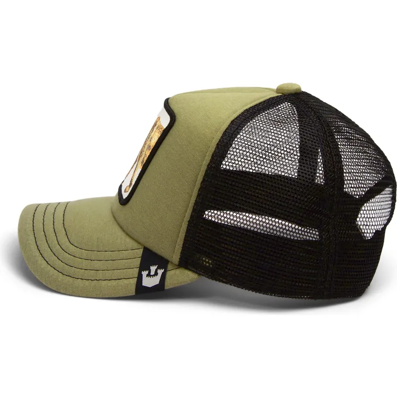 sapkak-ivelt-zold-snapback-gyereknek-sable-fierce-cat-teefs-extinct-the-farm-goorin-bros