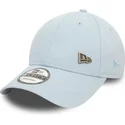 new-era-curved-brim-9forty-pin-light-blue-adjustable-cap