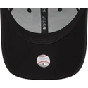 new-york-yankees-mlb-new-era-9forty-check-infill-justerbar-svart-bojd-keps