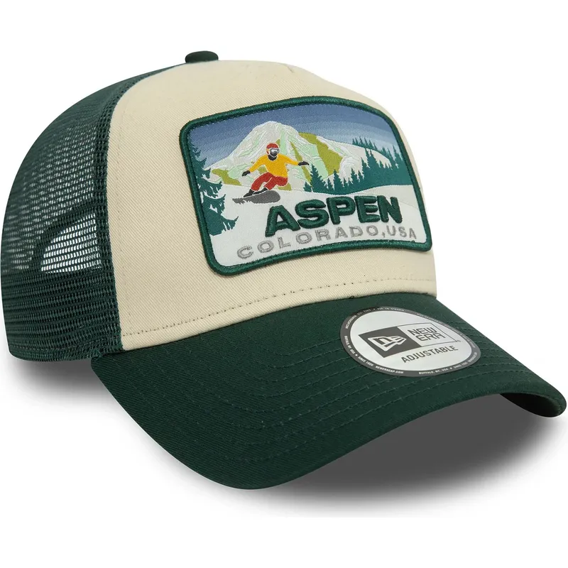 sapkak-ivelt-zold-snapback-a-frame-ski-patch-aspen-ciudades-y-playas-new-era