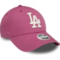 sapkak-ivelt-rozsaszin-allithato-9forty-league-essential-los-angeles-dodgers-mlb-new-era