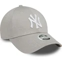 new-era-curved-brim-women-9forty-glitter-new-york-yankees-mlb-grey-adjustable-cap