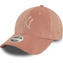 sapkak-ivelt-rozsaszin-allithato-9forty-velour-diamante-new-york-yankees-mlb-new-era