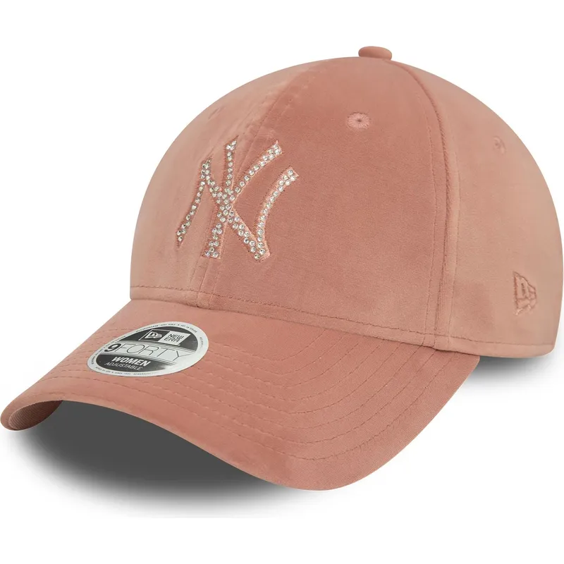 sapkak-ivelt-rozsaszin-allithato-9forty-velour-diamante-new-york-yankees-mlb-new-era