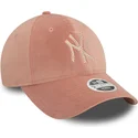 sapkak-ivelt-rozsaszin-allithato-9forty-velour-diamante-new-york-yankees-mlb-new-era