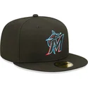 sapkak-lapos-fekete-illesztett-59fifty-ac-perf-miami-marlins-mlb-new-era