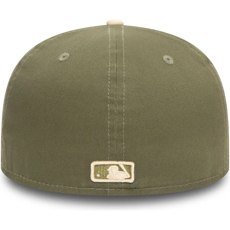 los-angeles-dodgers-mlb-59fifty-side-patch-grune-und-beige-fitted-kappe-von-new-era