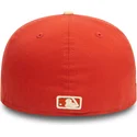59fifty-side-patch-oakland-athletics-mlb-kappe-in-orange-und-beige-von-new-era