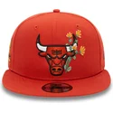 chicago-bulls-nba-new-era-9fifty-seasonal-flower-orange-snapback-kappe