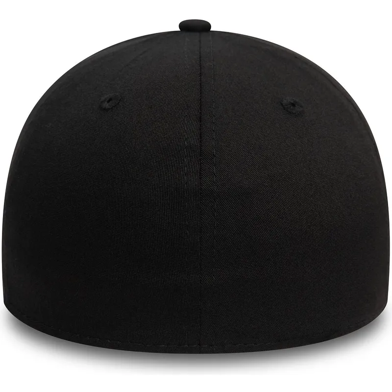 schwarze-anpassbare-gebogene-kappe-mit-schwarzem-logo-39thirty-monochrome-der-los-angeles-dodgers-mlb-von-new-era schwarze-anpassbare-gebogene-kappe-mit-schwarzem-logo-39thirty-monochrome-der-los-angeles-dodgers-mlb-von-new-era