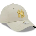 sapkak-ivelt-bezs-allithato-dorado-9forty-metallic-new-york-yankees-mlb-new-era