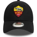 schwarze-verstellbare-9forty-core-kappe-von-associazione-sportiva-roma-serie-a-von-new-era
