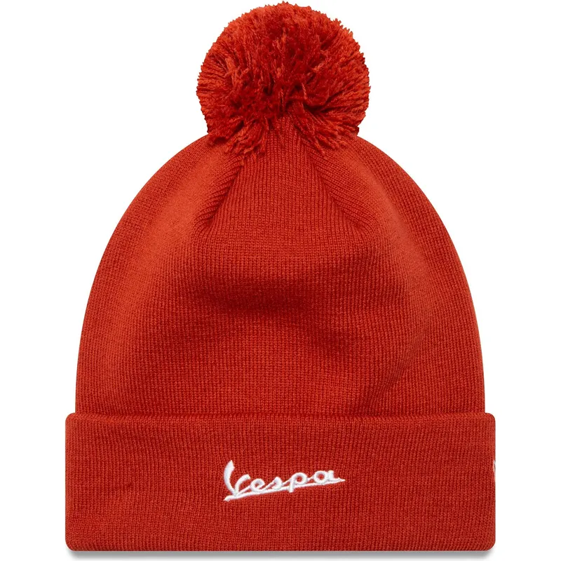 sapkak-pompon-narancssarga-seasonal-cuff-vespa-piaggio-new-era