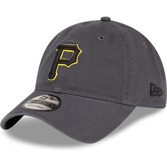 Sapkák ívelt szürke állítható pánt 9TWENTY Core Classic Pittsburgh Pirates MLB New Era