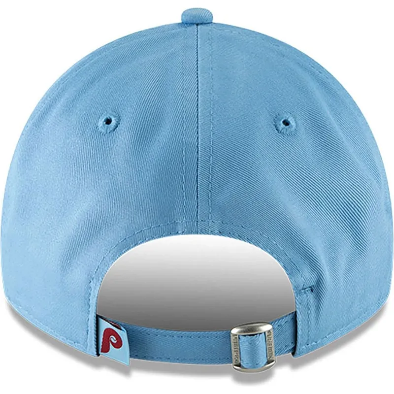 hellblaue-verstellbare-gebogene-kappe-9twenty-core-classic-der-philadelphia-phillies-mlb-von-new-era