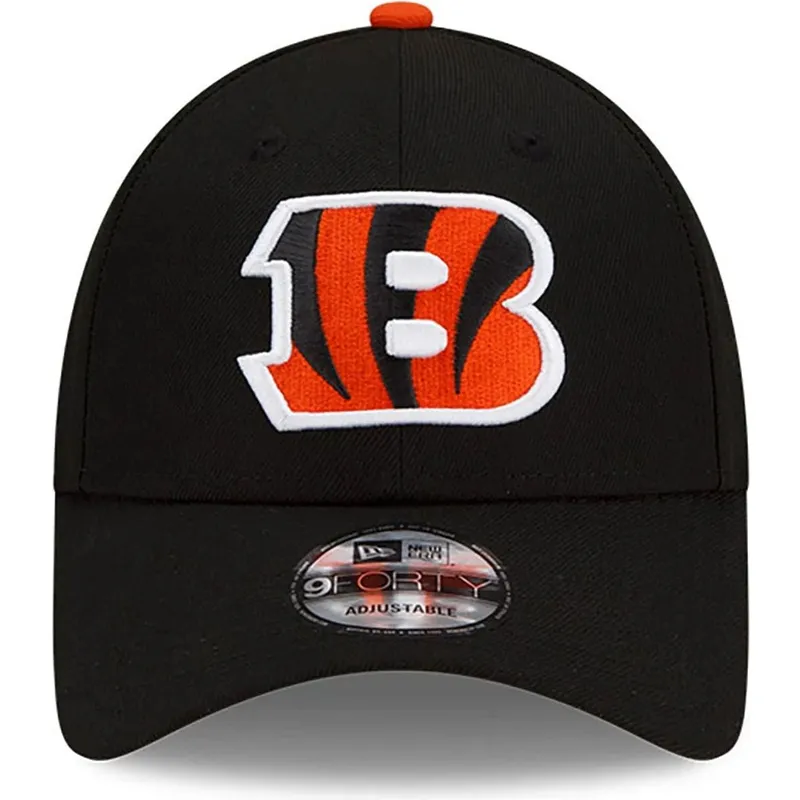 schwarze-verstellbare-gebogene-kappe-9forty-the-league-der-cincinnati-bengals-nfl-von-new-era