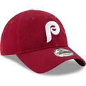 philadelphia-phillies-mlb-9twenty-core-classic-dunkelrote-verstellbare-kappe-von-new-era