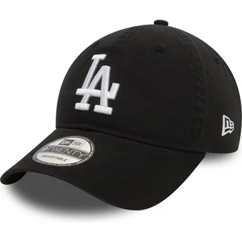 Sapkák ívelt fekete állítható 9TWENTY Washed Los Angeles Dodgers MLB New Era
