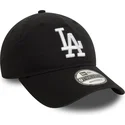svart-bojd-justerbar-keps-9twenty-washed-fran-los-angeles-dodgers-mlb-av-new-era