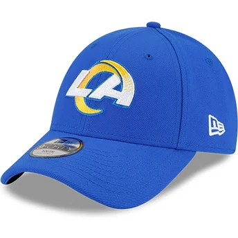 New Era Curved Brim Youth 9FORTY The League Los Angeles Rams NFL Blue Adjustable Cap