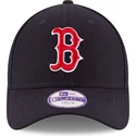 verstellbare-9forty-the-league-boston-red-sox-mlb-kinderkappe-mit-gebogenem-schirm-in-marineblau-von-new-era