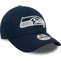 marinbla-justerbar-bojd-keps-for-barn-9forty-the-league-seattle-seahawks-nfl-fran-new-era