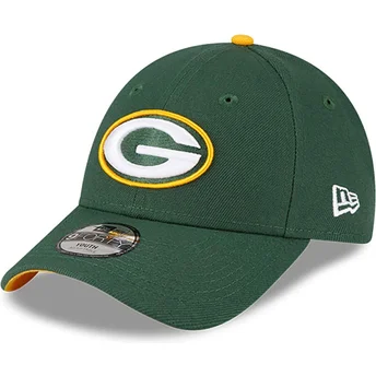 Sapkák ívelt zöld állítható gyereknek 9FORTY The League Green Bay Packers NFL New Era