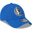 blaue-verstellbare-curved-cap-9forty-the-league-der-dallas-mavericks-nba-von-new-era