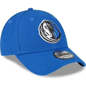 Blå kurvad justerbar keps 9FORTY The League Dallas Mavericks NBA från New Era