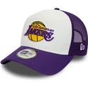 new-era-a-frame-team-colour-los-angeles-lakers-nba-white-and-purple-trucker-hat