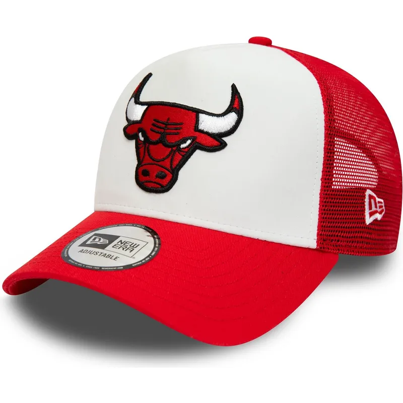 vit-och-rod-trucker-keps-a-frame-team-colour-fran-chicago-bulls-nba-av-new-era