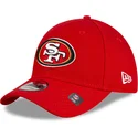 rote-verstellbare-9forty-the-league-team-colour-kappe-der-san-francisco-49ers-nfl-von-new-era