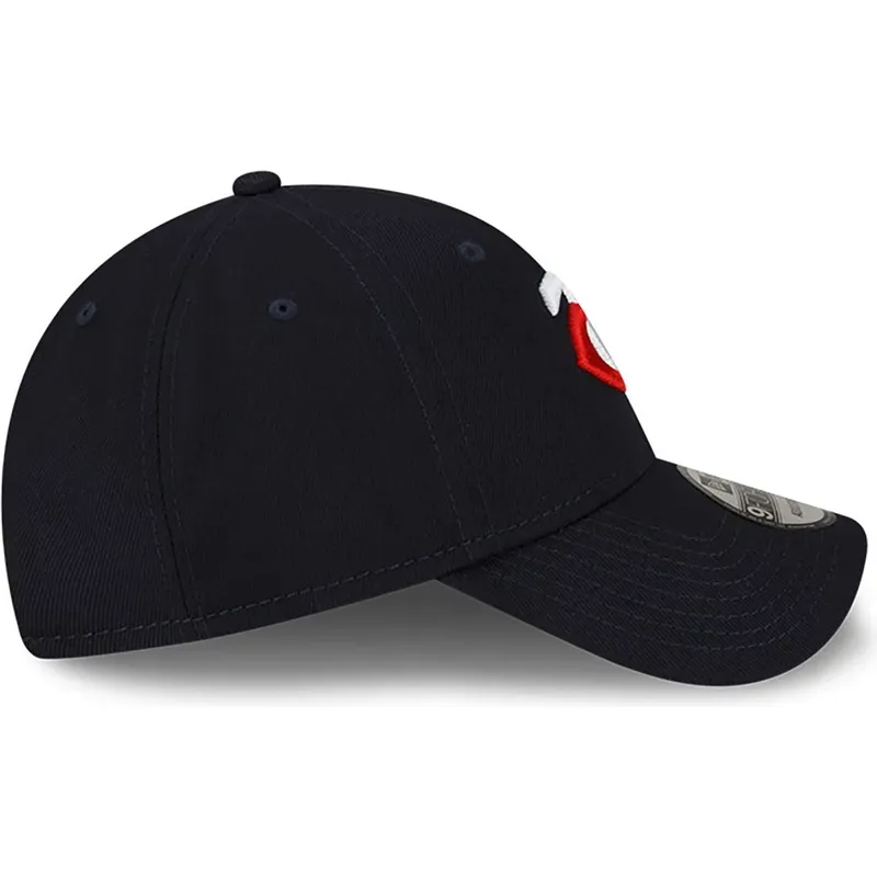 marineblaue-verstellbare-curved-cap-9forty-the-league-der-minnesota-twins-mlb-von-new-era