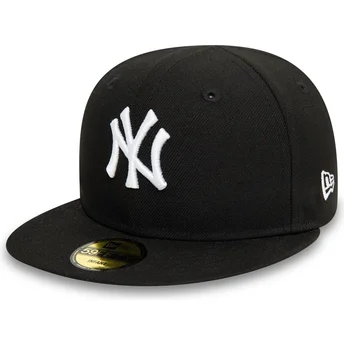 Sapkák lapos fekete illesztett gyereknek 59FIFTY My First New York Yankees MLB New Era