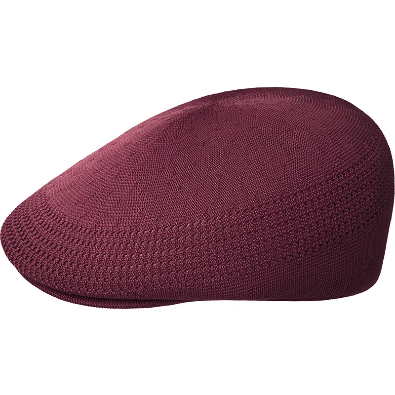 kangol-tropic-507-ventair-red-velvet-barett-in-granatrot