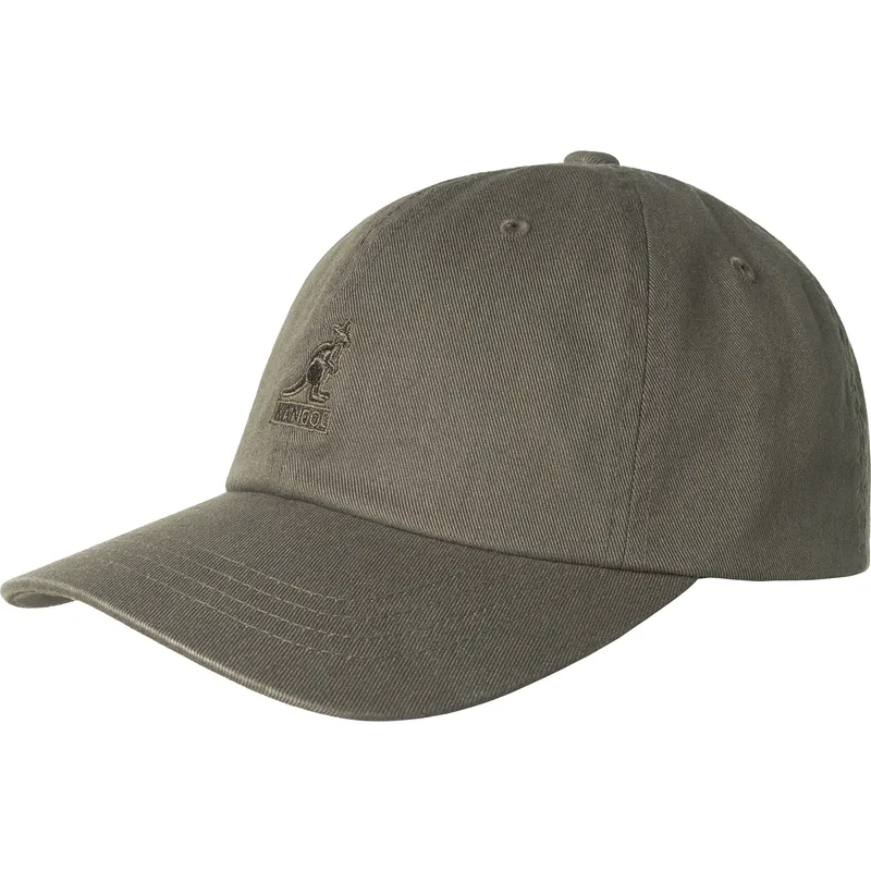 kangol-verstellbare-graue-gebogene-kappe-washed-baseball-smog