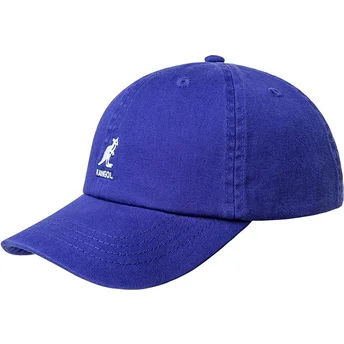 Sapkák ívelt kék állítható Washed Baseball Starry Blue Kangol