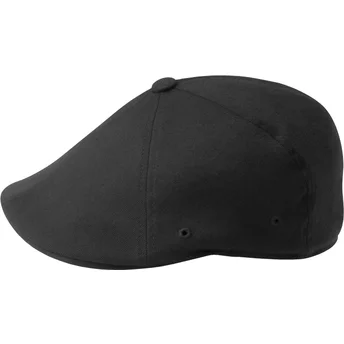 Svájci sapkák fekete Wool Flexfit 504 Black Kangol