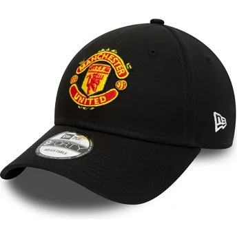 Sapkák ívelt fekete állítható 9FORTY Essential Manchester United Football Club Premier League New Era