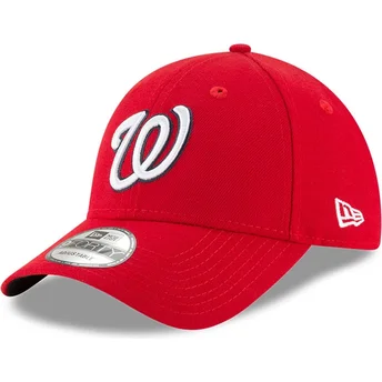 New Era Curved Brim 9FORTY The League Washington Nationals MLB Adjustable Cap rot