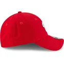 rote-verstellbare-curved-cap-9forty-the-league-der-washington-nationals-mlb-von-new-era