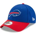 new-era-curved-brim-9forty-the-league-buffalo-bills-nfl-blue-and-red-adjustable-cap