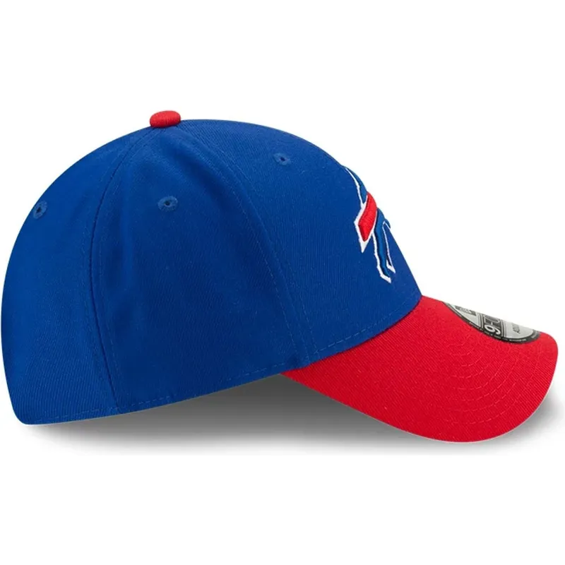 verstellbare-blaue-und-rote-curved-cap-9forty-the-league-der-buffalo-bills-nfl-von-new-era
