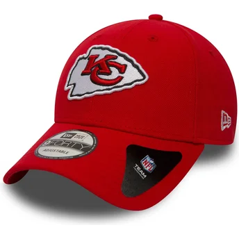 Sapkák ívelt piros állítható pánt 9FORTY The League Kansas City Chiefs NFL New Era