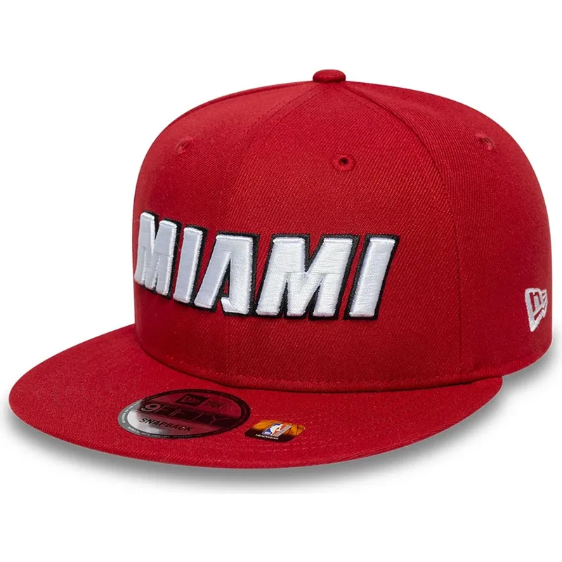 sapkak-lapos-piros-snapback-9fifty-statement-miami-heat-nba-new-era